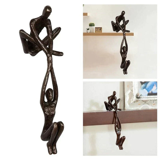 Eternal Love and Strength Sculpture – Modern Resin Figurine for Home Décor | Symbolic Ornament & Gift Piece