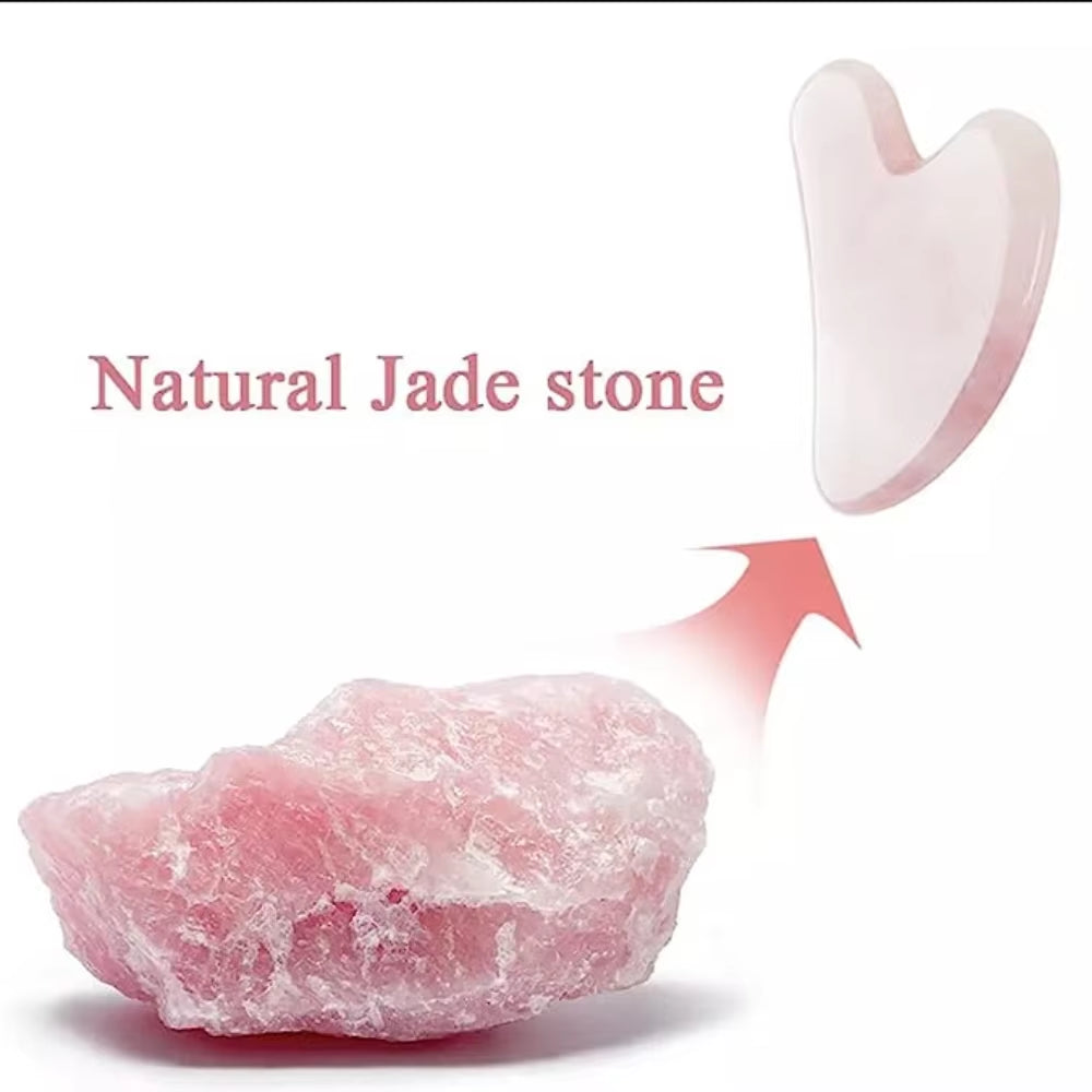 Rose quartz gua sha bundle pack