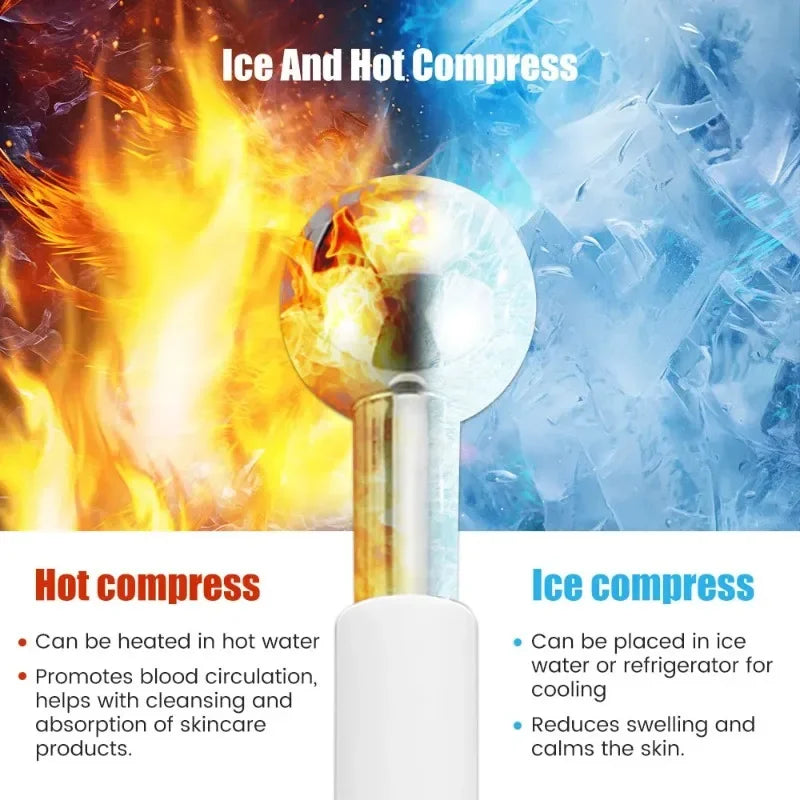 Cooling globes stainless steel finish