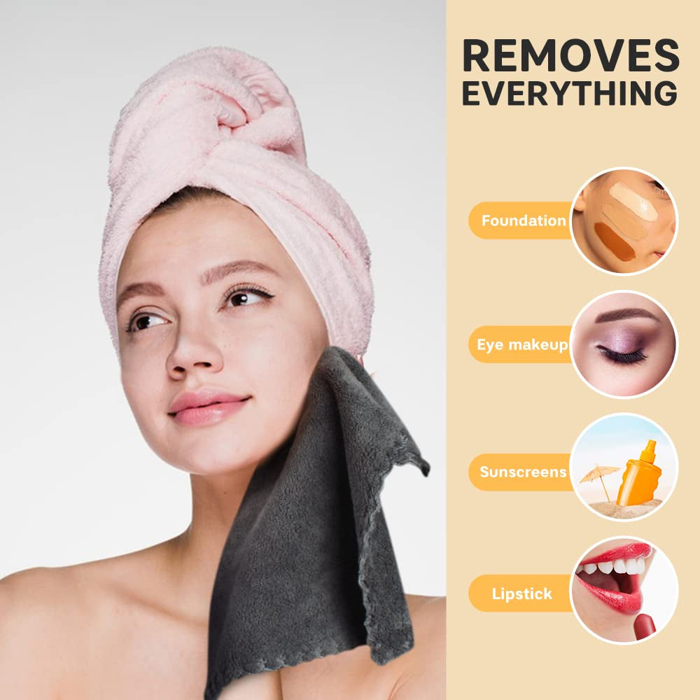 Microfiber face cloth ultra soft texture
