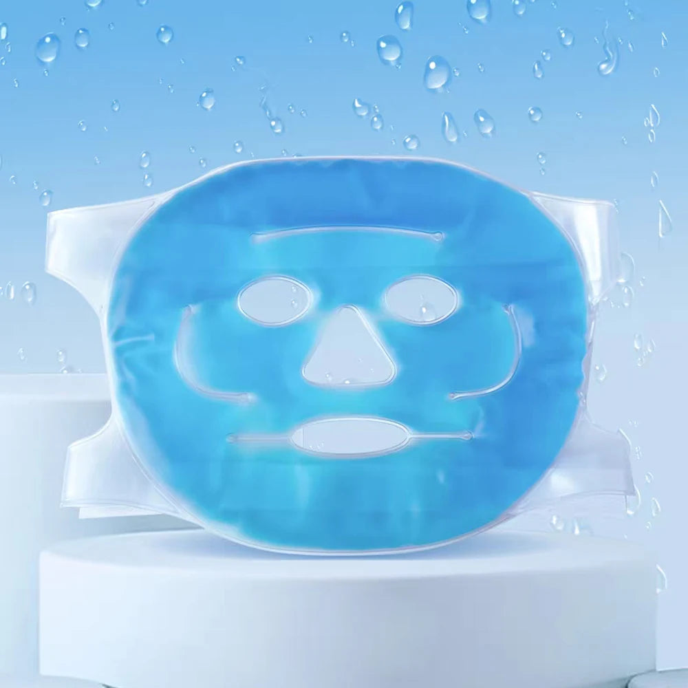 Cooling gel mask straps and fit