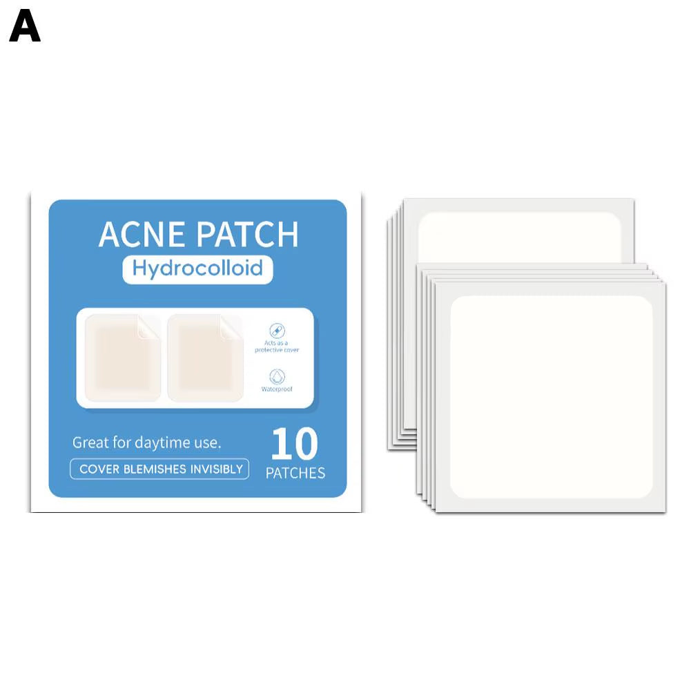Hydrocolloid patches application step