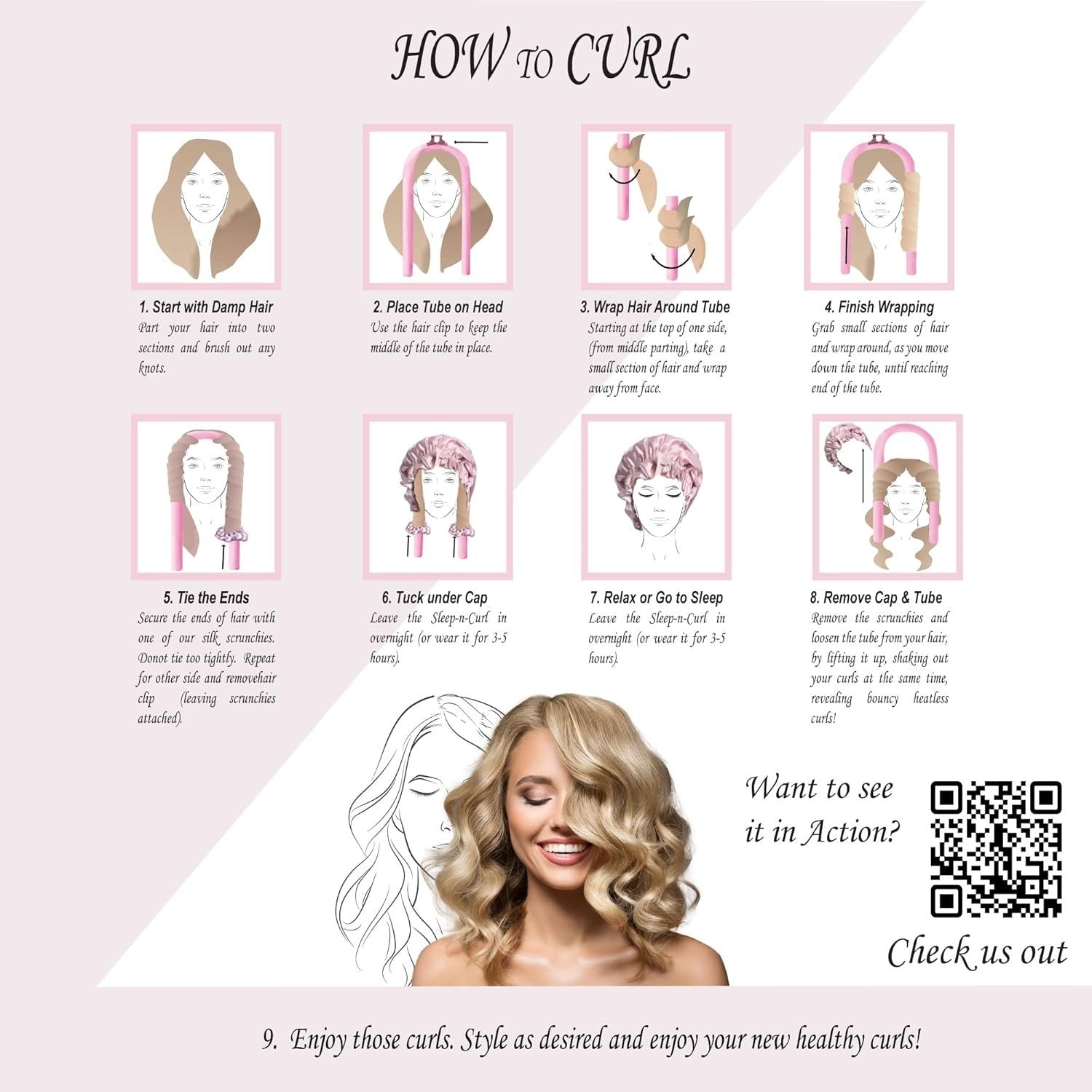 Sleep and curl complete kit contents