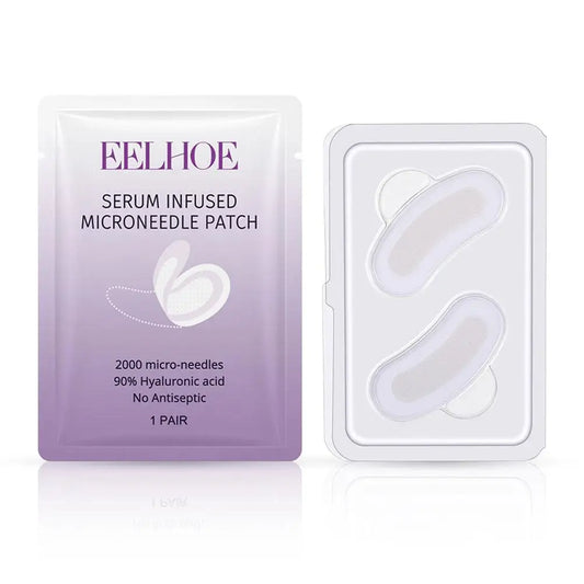 Microneedle eye patches with hyaluronic acid and collagen