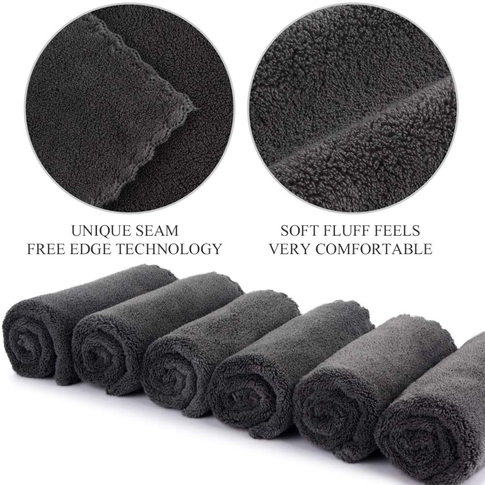 Microfiber face cloths set of 12