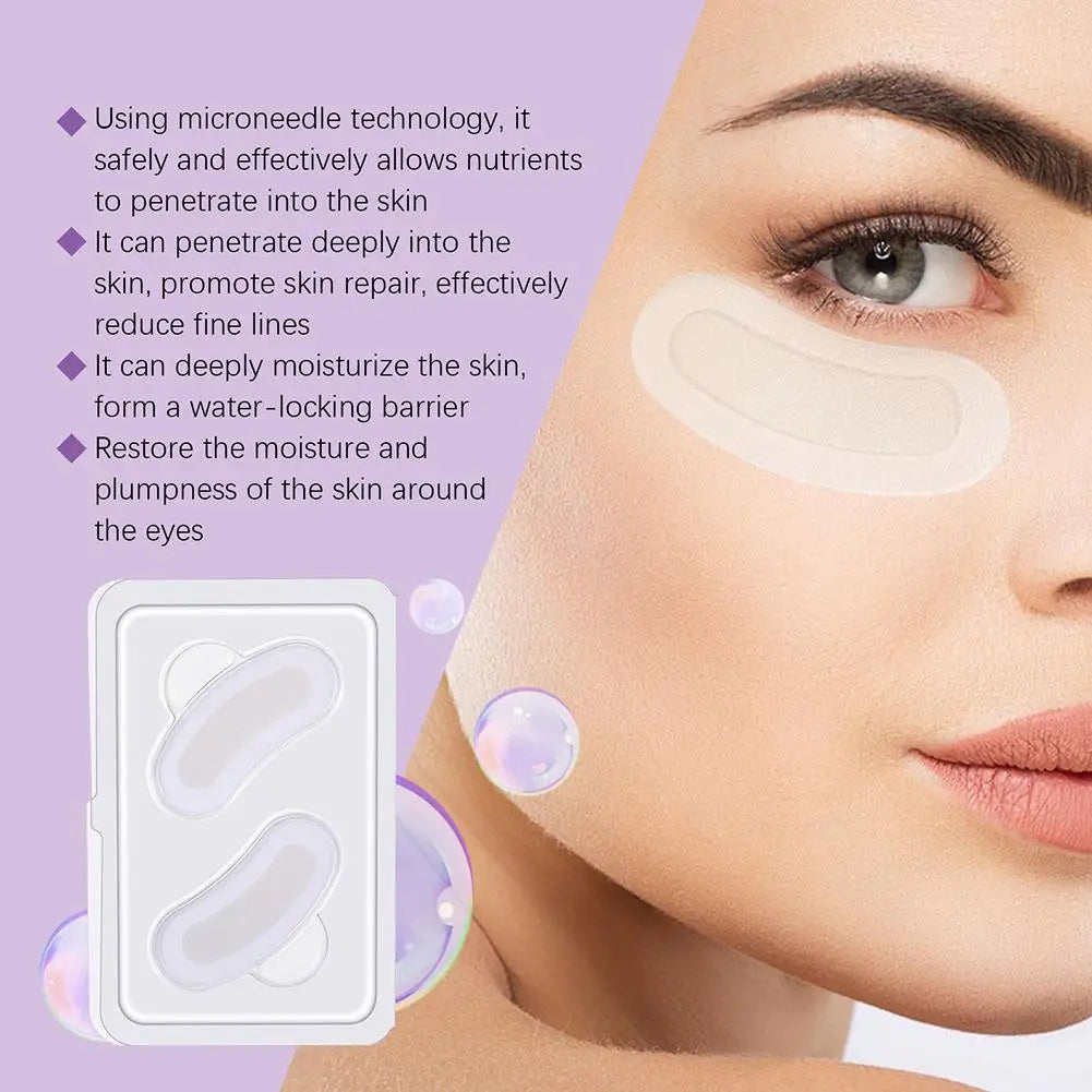 Microneedle eye patches packaging