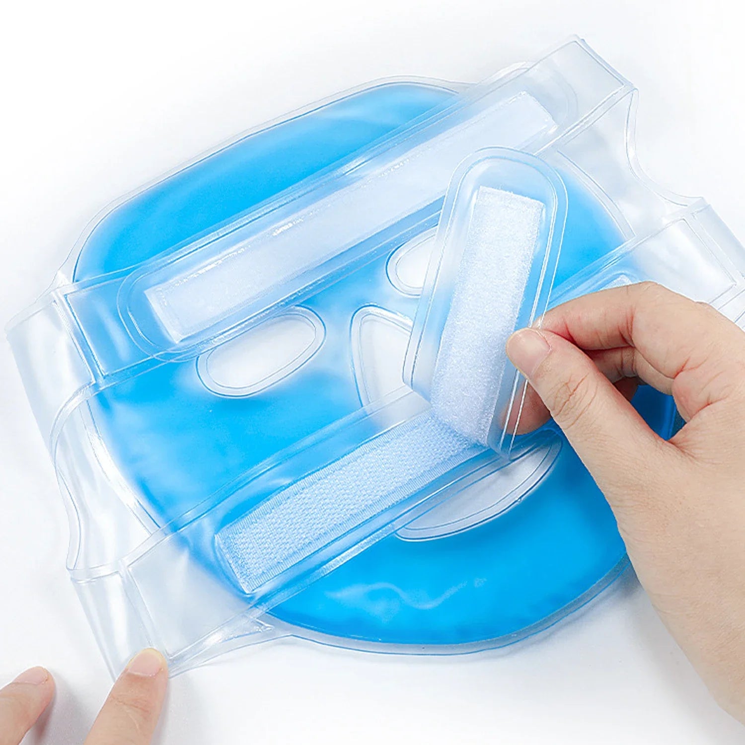 Cooling gel mask kit packaging